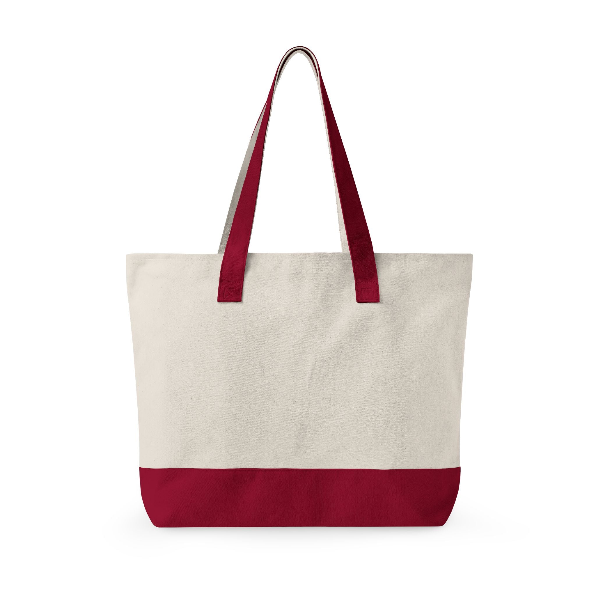 Zippered Canvas Tote — 'The Dreamer' Gothic Angel Art Tote Bag