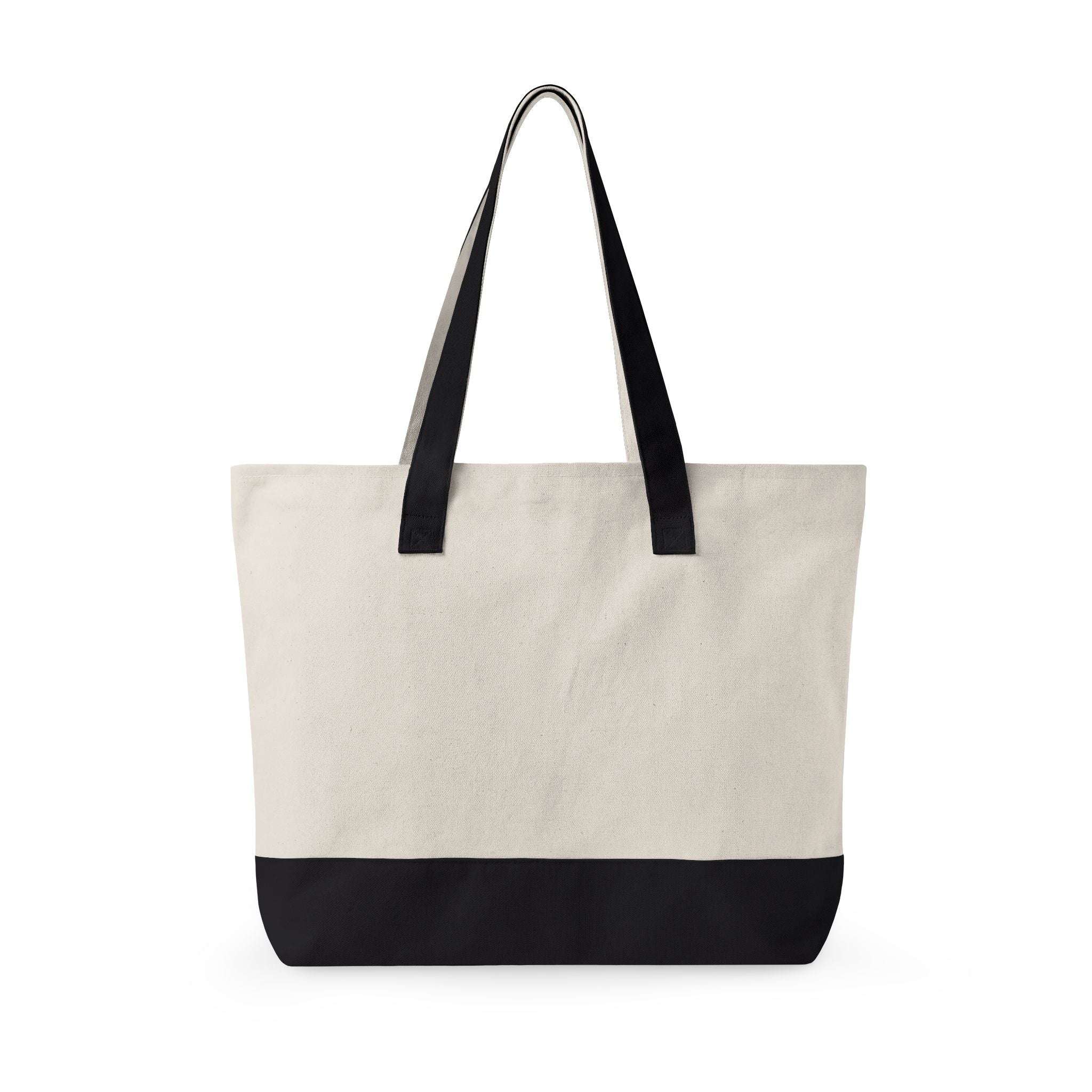 Zippered Canvas Tote — 'The Dreamer' Gothic Angel Art Tote Bag