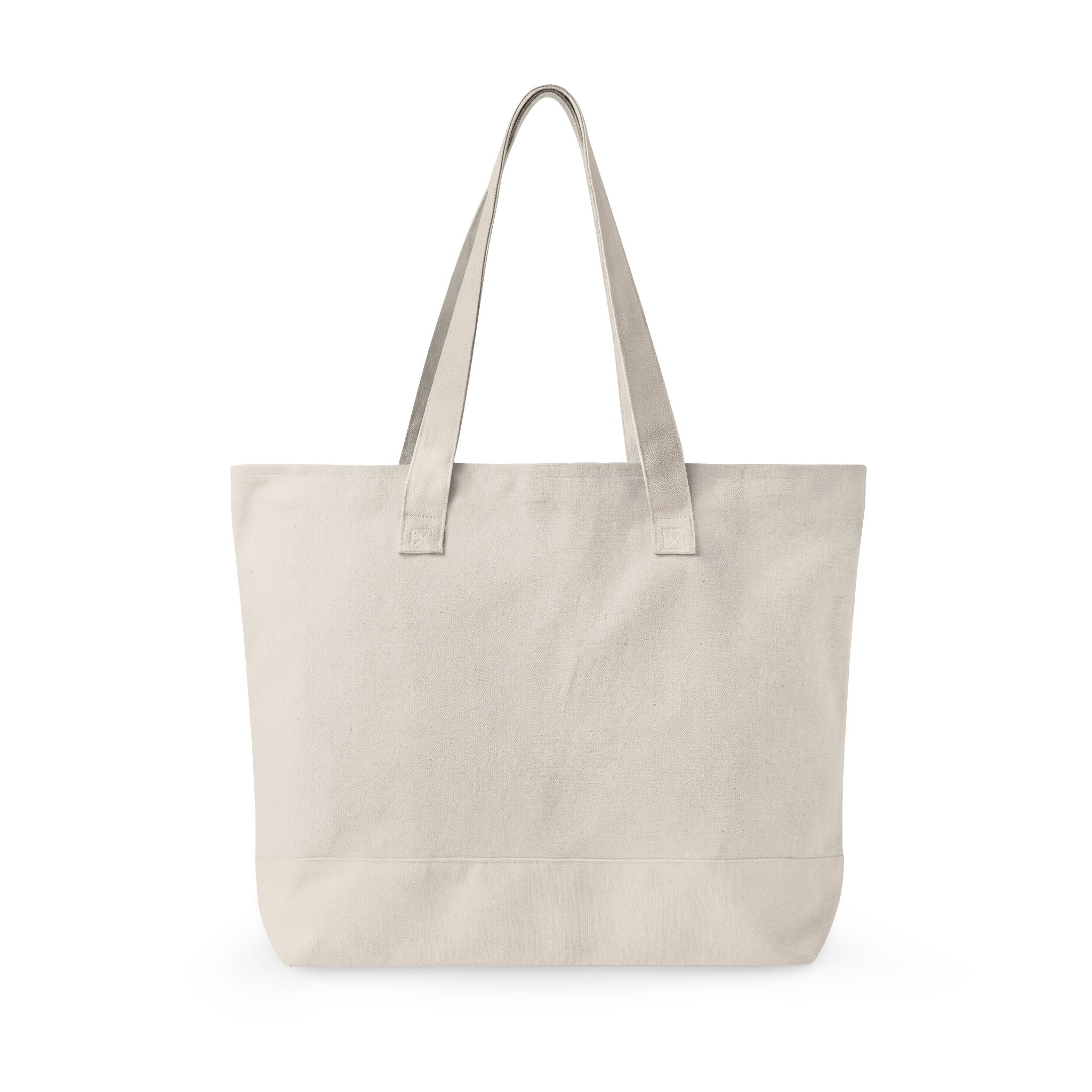 Zippered Canvas Tote — 'The Dreamer' Gothic Angel Art Tote Bag