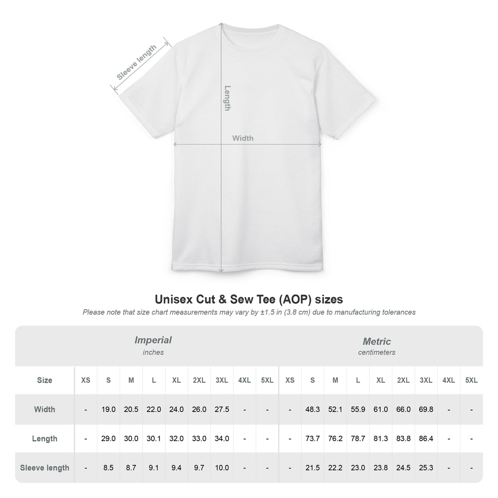 Unisex Cut & Sew Tee (AOP)