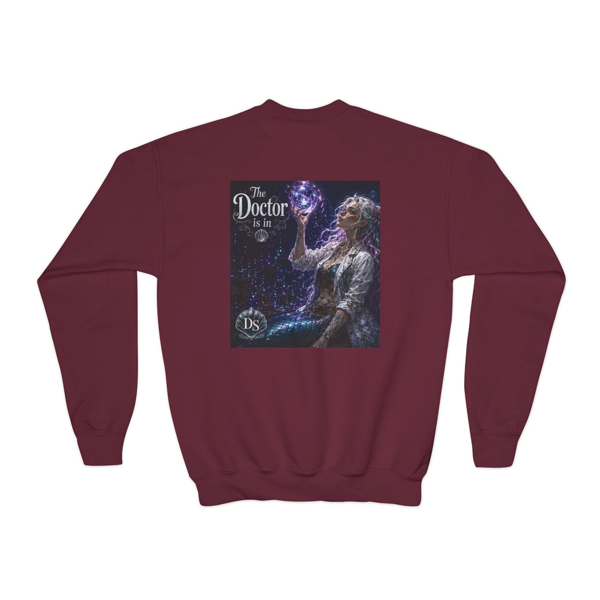 Doctor Is In Youth Crewneck Sweatshirt — Cosmic Astrology Graphic